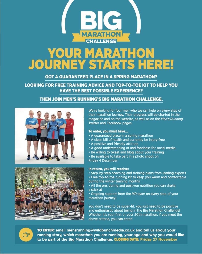 Big Marathon Challenge Men's Running