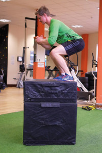 box jump exercise