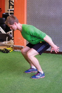 broad jump exercise