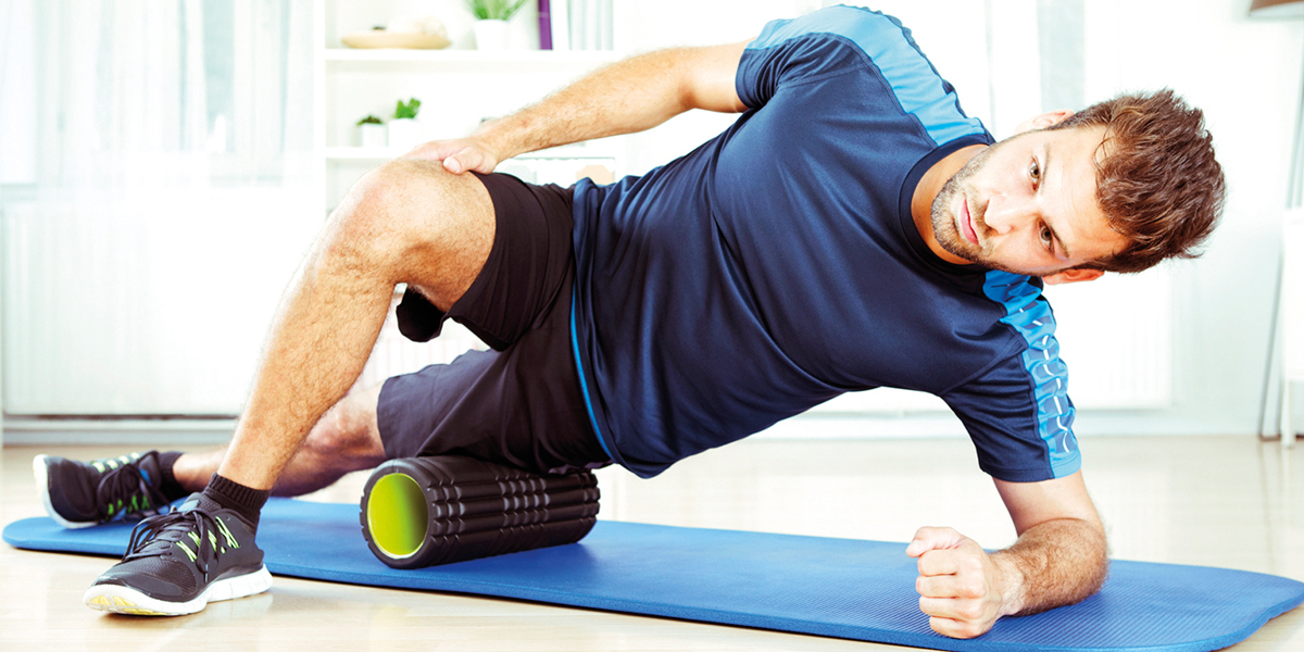 foam rolling runners Men's Running