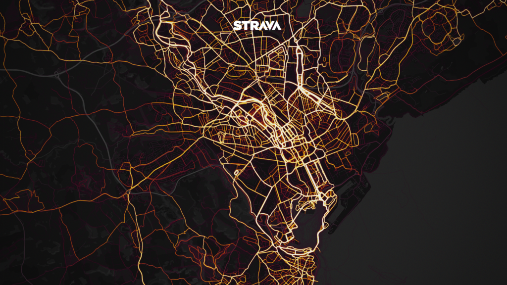 Strava Unveils Global Heatmap Men's Running UK