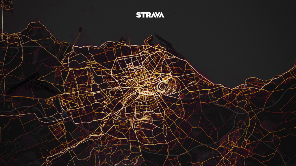Strava Unveils Global Heatmap Men's Running UK
