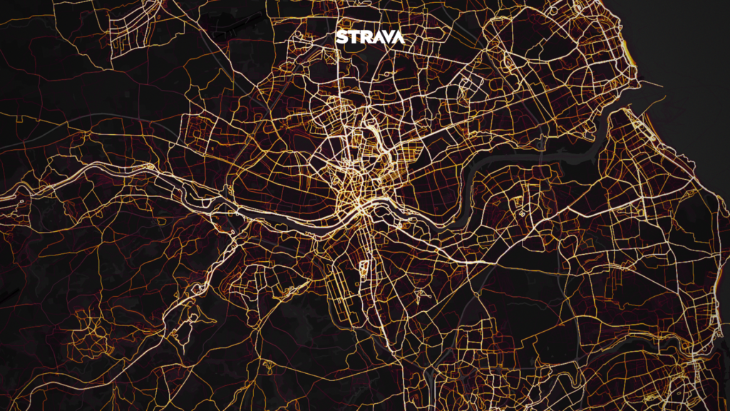 Strava Unveils Global Heatmap Men's Running UK